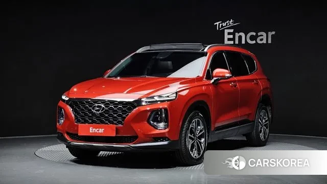 Hyundai Santa Fe TM 2019 Красный из Кореи