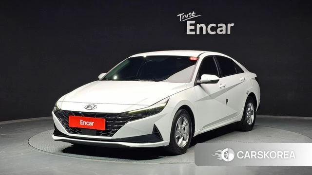 Hyundai Avante (CN7) 2020 Белый из Кореи