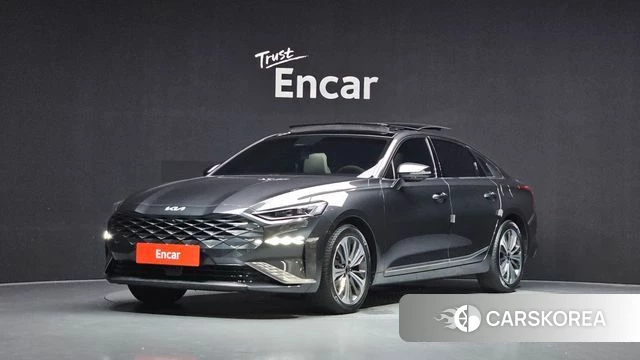 Kia K8 Hybrid 2023 Серый из Кореи