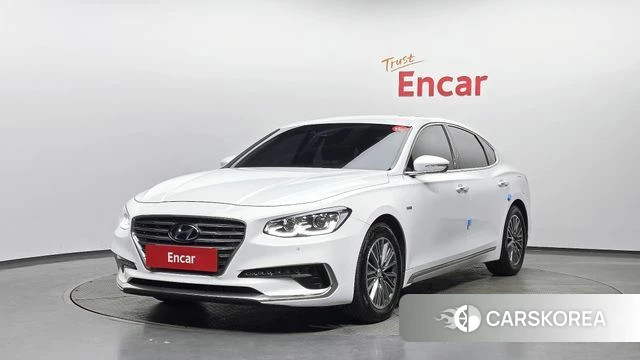 Hyundai Grandeur IG Hybrid 2019 Белый из Кореи