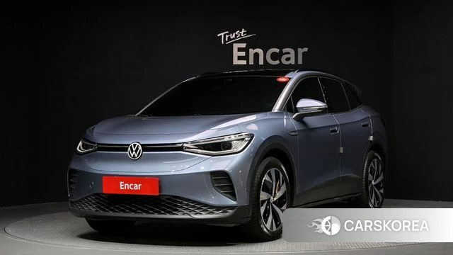 Volkswagen ID.4 2022 Синий из Кореи