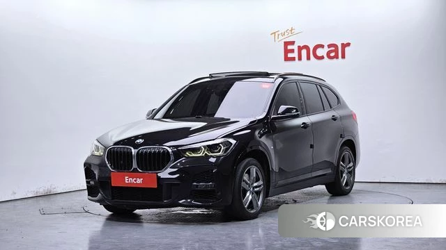 BMW X1 (F48) 2022 Черный из Кореи