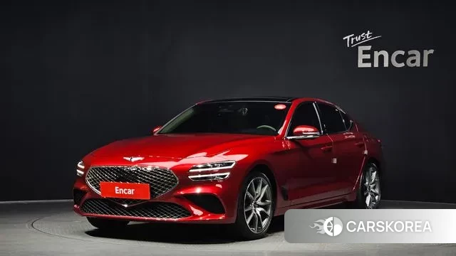 Genesis The New G70 2022 Красный из Кореи