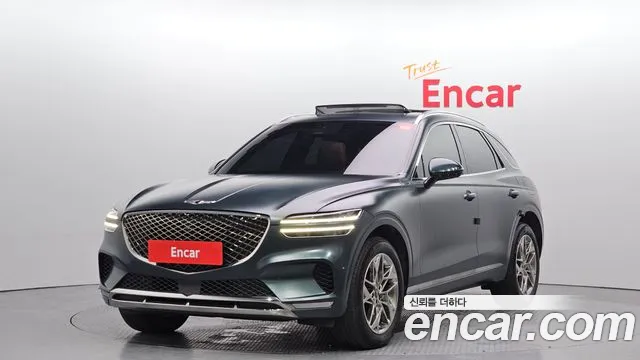 Genesis GV70 2021 Темно-зеленый из Кореи