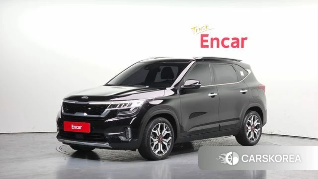 Kia Seltos 2020 Черный из Кореи