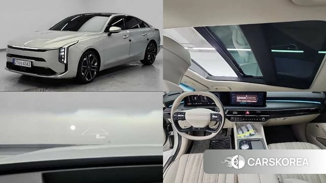 Kia The New K8 Hybrid 2025 Серебристо-серый из Кореи