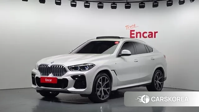 BMW X6 (G06) 2021 Белый из Кореи