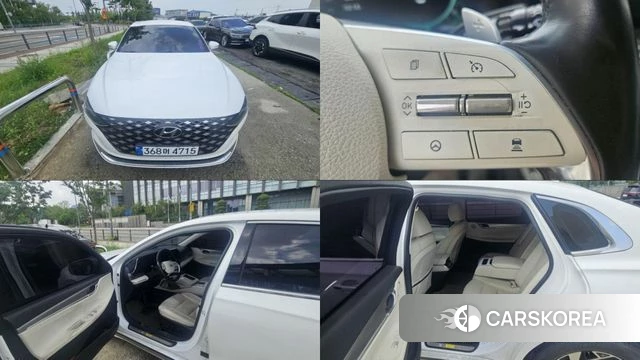 Hyundai The New Grandeur IG Hybrid 2022 Белый из Кореи