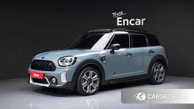 Mini Cooper S Countryman 2022 Небесно-голубой из Кореи