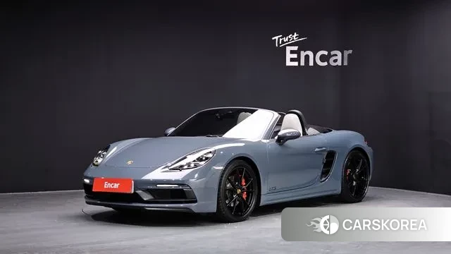 Porsche 718 Boxster 2018 Серый из Кореи