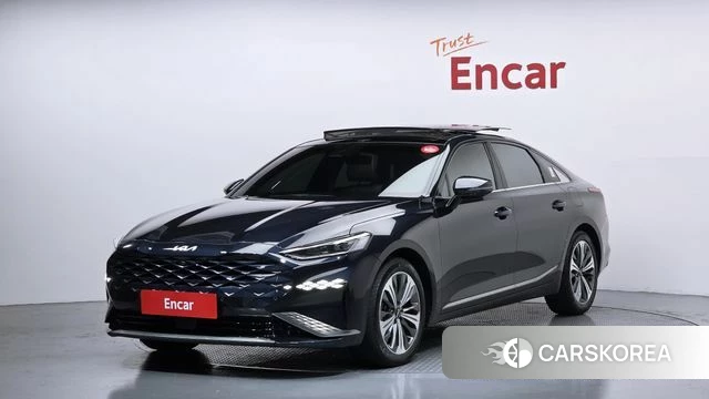 Kia K8 Hybrid 2023 Синий из Кореи