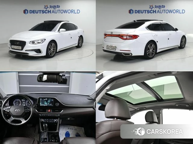 Hyundai Grandeur IG 2018 Белый из Кореи
