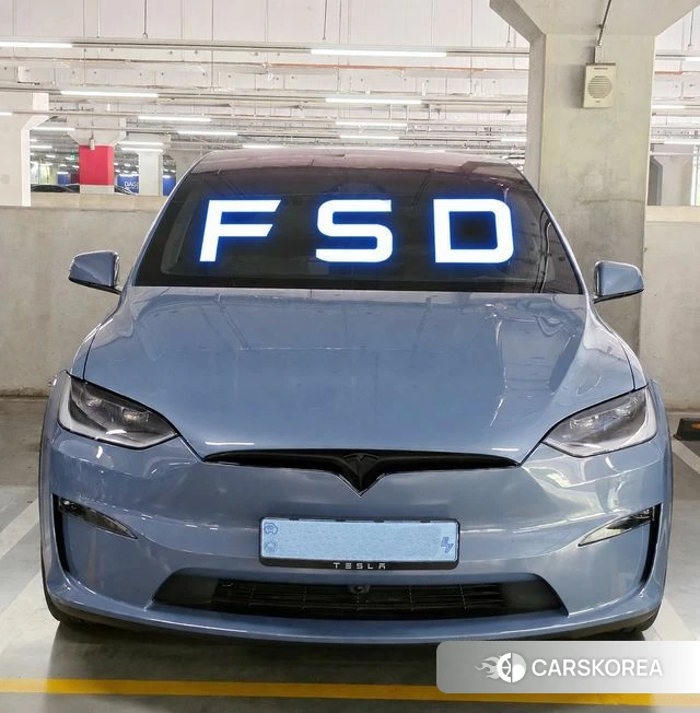 Tesla Model X 2026 Небесно-голубой из Кореи