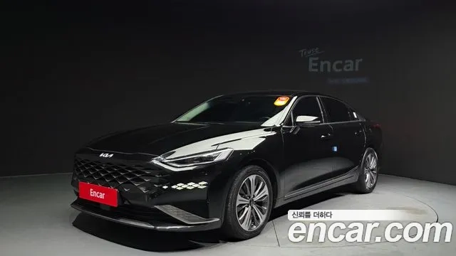 Kia K8 Hybrid 2021 Черный из Кореи