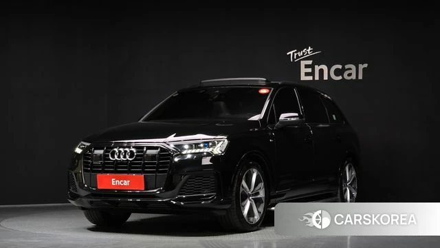 Audi Q7 (4M) 2023 Черный из Кореи