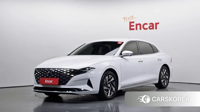 Hyundai The New Grandeur IG Hybrid 2021 Белый из Кореи