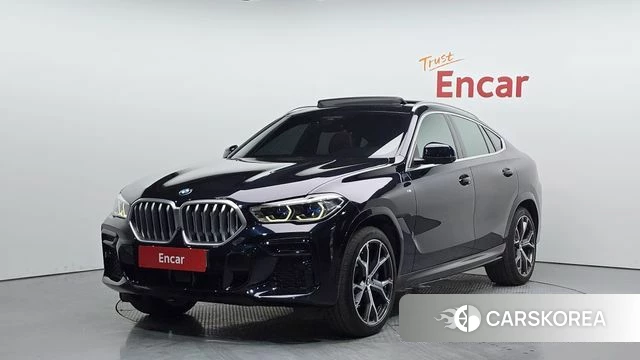 BMW X6 (G06) 2022 Черный из Кореи