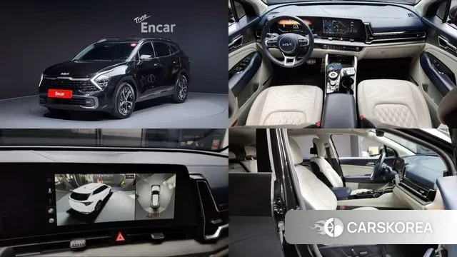 Kia Sportage 5th Generation Hybrid 2023 Черный из Кореи