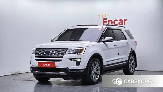Ford Explorer 2018 Белый из Кореи
