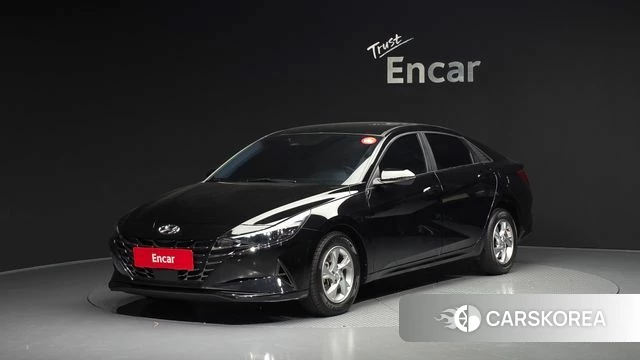 Hyundai Avante (CN7) 2021 Черный из Кореи