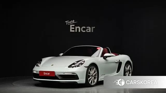 Porsche 718 Boxster 2023 Белый из Кореи