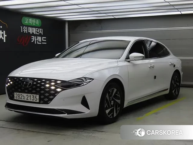 Hyundai The New Grandeur IG Hybrid 2020 Белый из Кореи