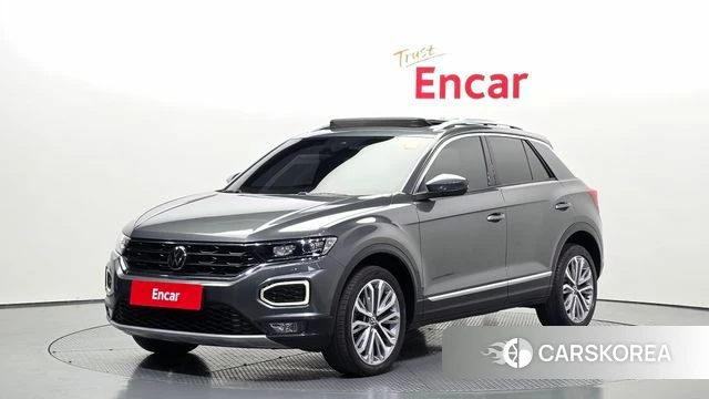 Volkswagen T-Roc 2021 Серый из Кореи