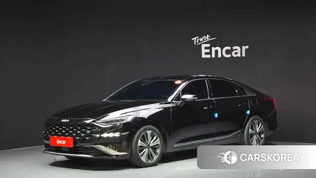 Kia K8 Hybrid 2021 Черный из Кореи