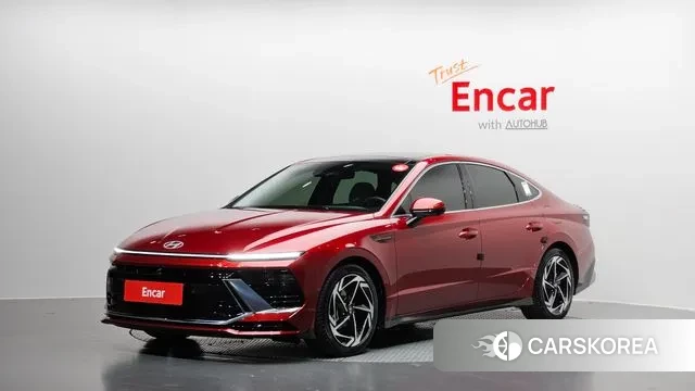 Hyundai Sonata D Edge Hybrid (DN8) 2024 Красный из Кореи