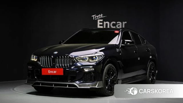 BMW X6 (G06) 2020 Черный из Кореи