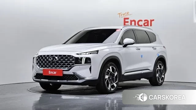 Hyundai The New Santa Fe 2021 Белый из Кореи