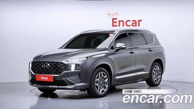 Hyundai The New Santa Fe 2022 Серый из Кореи