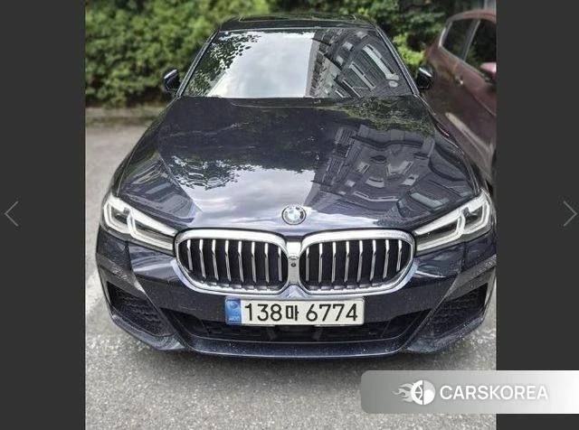 BMW 5 Series (G30) 2021 Черный из Кореи