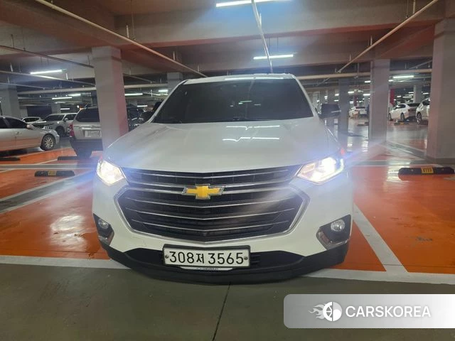 Chevrolet (GM Daewoo) Traverse 2020 Белый из Кореи