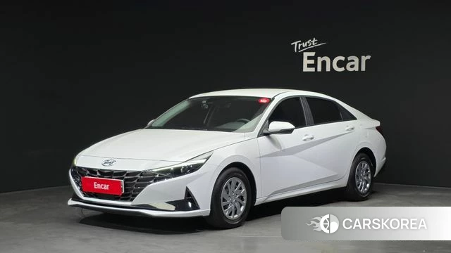 Hyundai Avante (CN7) 2021 Белый из Кореи