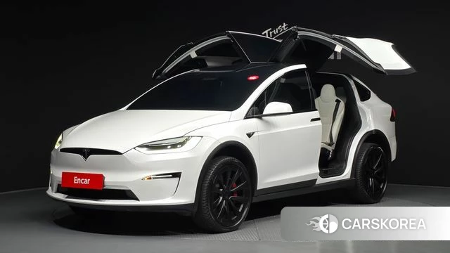 Tesla Model X 2023 Белый из Кореи