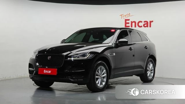 Jaguar F-PACE 2018 Черный из Кореи