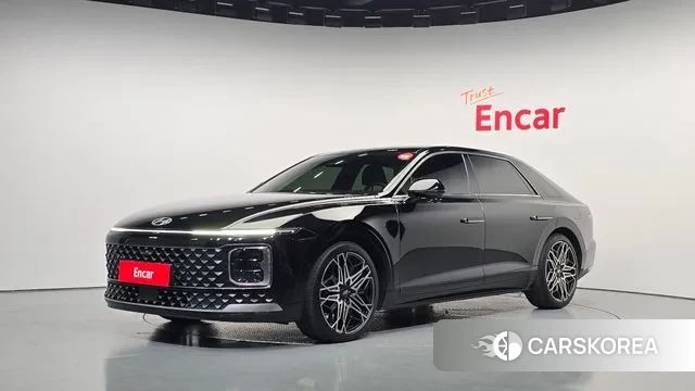 Hyundai Grandeur Hybrid (GN7) 2023 Черный из Кореи