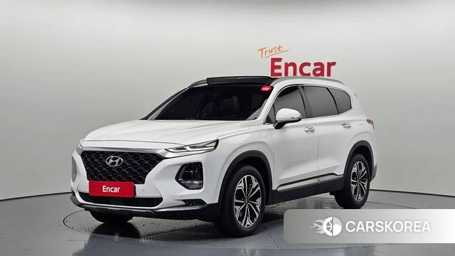 Hyundai Santa Fe TM 2019 Белый из Кореи