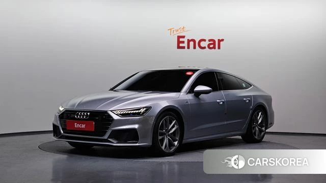 Audi A7 (4K) 2020 Серебристо-серый из Кореи