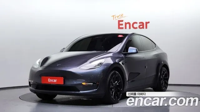 Tesla Model Y 2021 Серый из Кореи