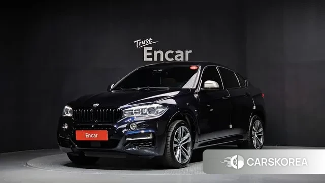BMW X6 (F16) 2018 Черный из Кореи