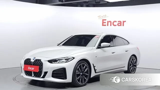 BMW 4 Series (G22) 2023 Белый из Кореи