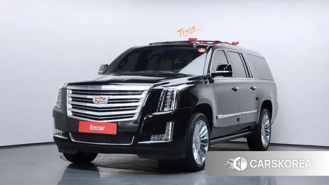 Cadillac Escalade 2018 Черный из Кореи