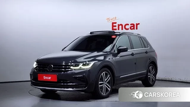 Volkswagen Tiguan second Generation 2021 Серый из Кореи