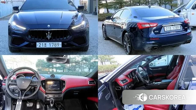 Maserati Ghibli 2018 Синий из Кореи