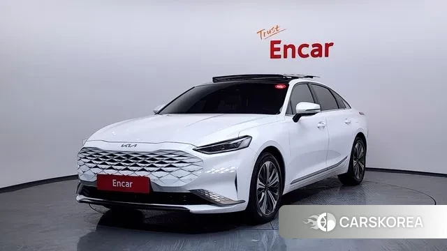 Kia K8 Hybrid 2022 Белый из Кореи