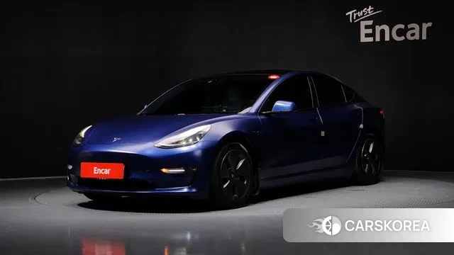 Tesla Model 3 2021 Синий из Кореи