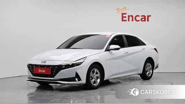 Hyundai Avante (CN7) 2022 Белый из Кореи