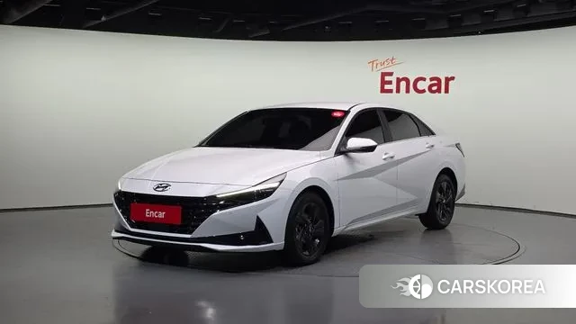 Hyundai Avante (CN7) 2020 Белый из Кореи